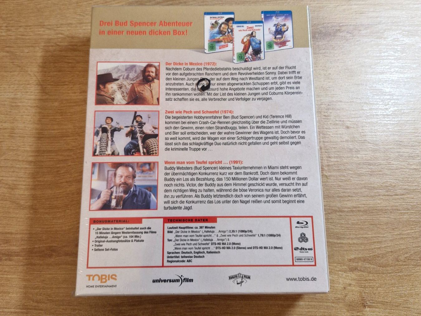 Tutti i DVDs: Die Dicke Bud Spencer Box NEU OVP Bluray – Nuovo e nell'imballaggio originale da Pfungen venduto da Whitie 1