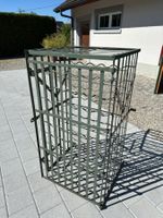 Weinregal Bigla Metall abschliessbar ca. 110 × 60 × 60 cm