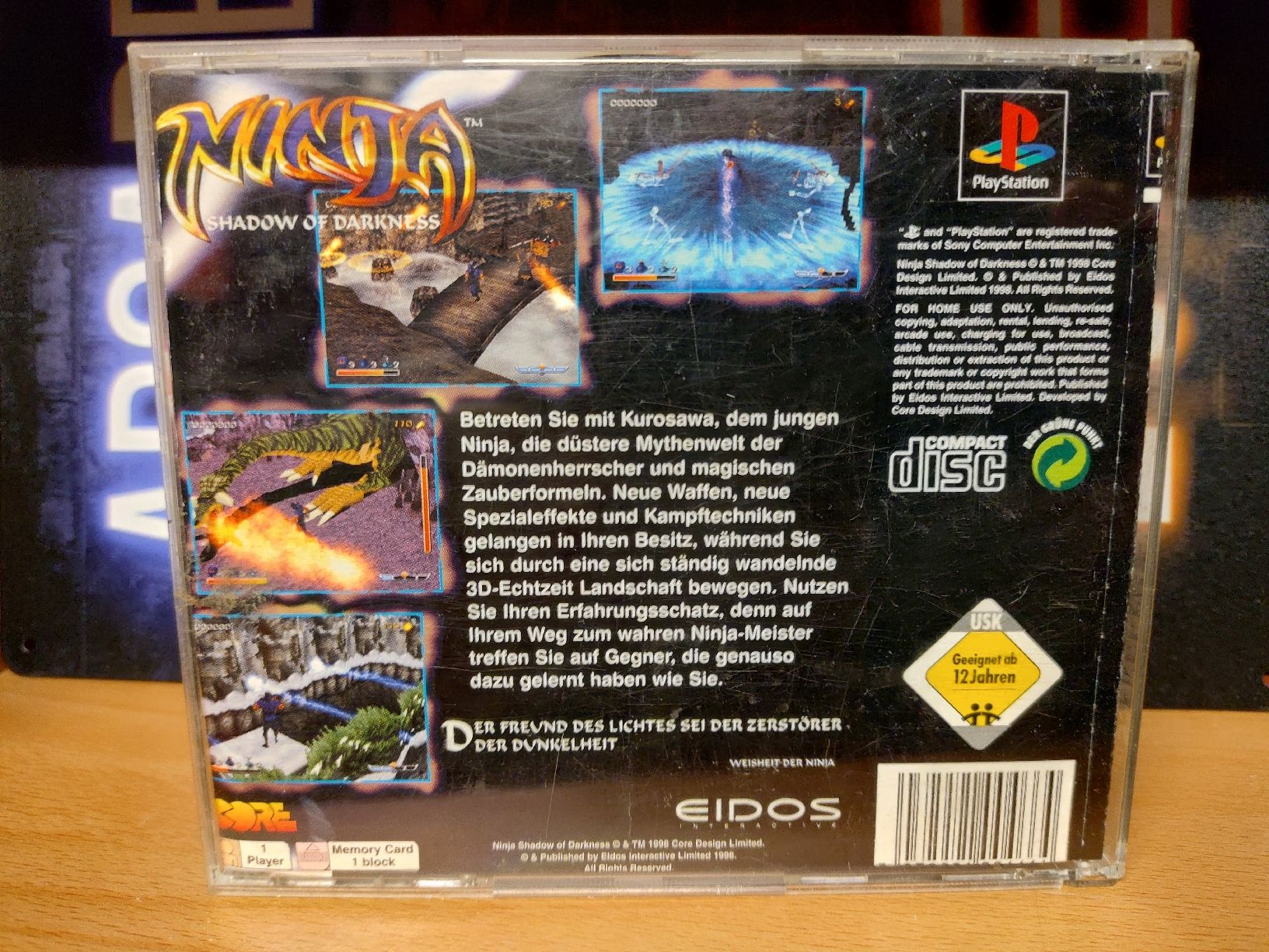 Sony Giochi: Ninja Shadow of Darkness PlayStation -  – Usato da Fribourg venduto da PastGame 1