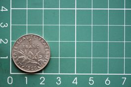 währung francaise 1franc 1960