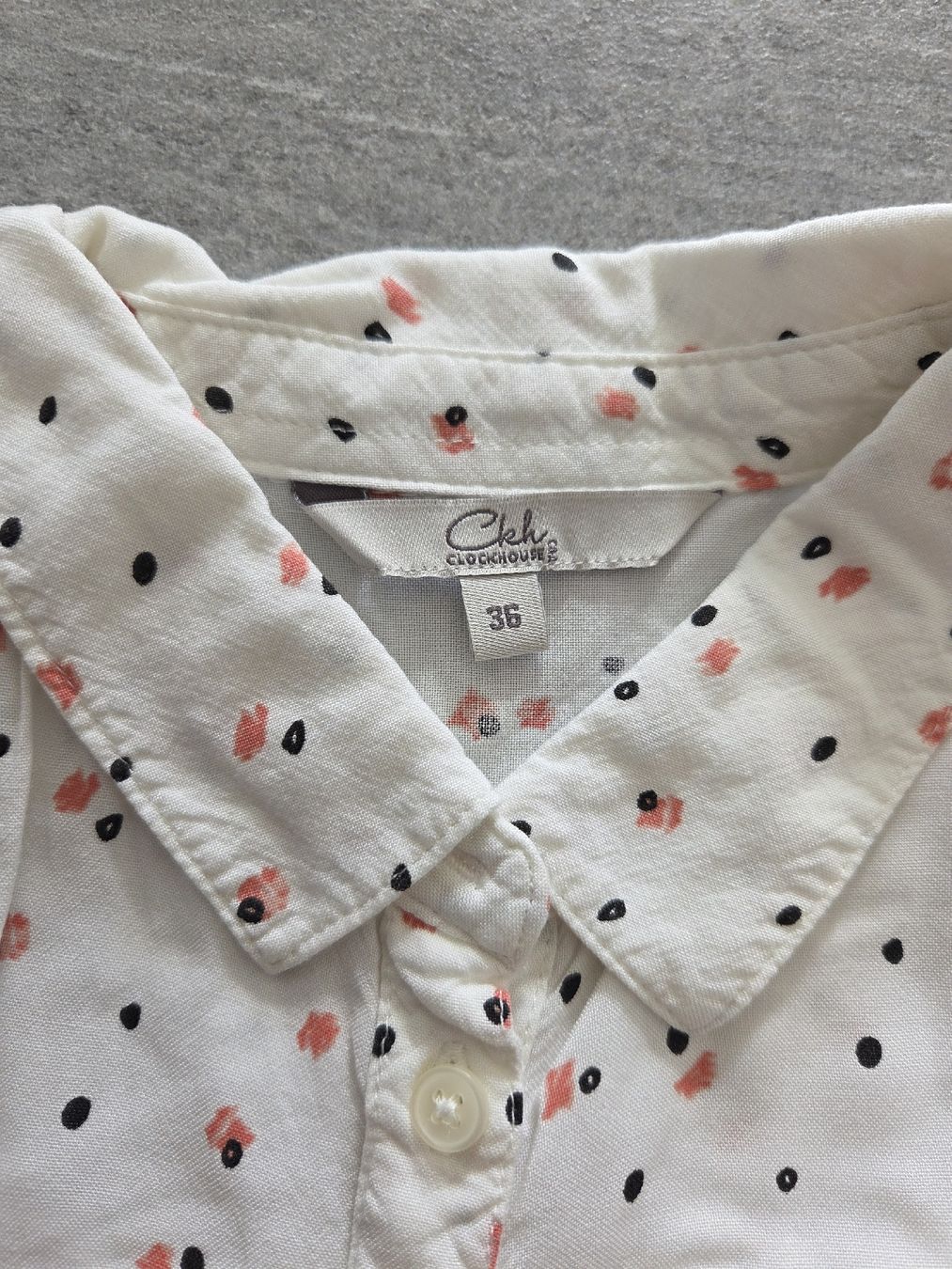 C&A Camicette: Bluse C&A, Gr. 36, weiss, Punkte, Sommer – Usato da Ottikon venduto da swiftchocolate 1