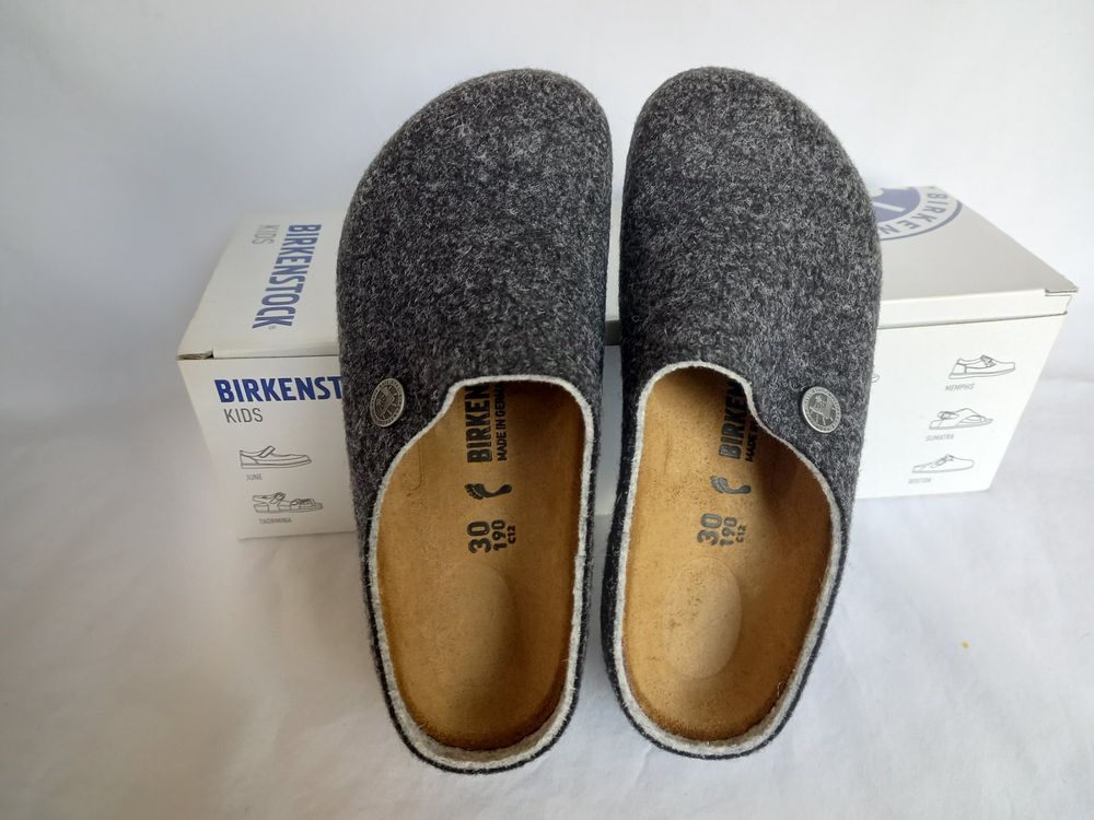 Birkenstock Kaprun Rivet Kids Finken Grau Gr.30 Neu Filz (Neu (gemäss ...