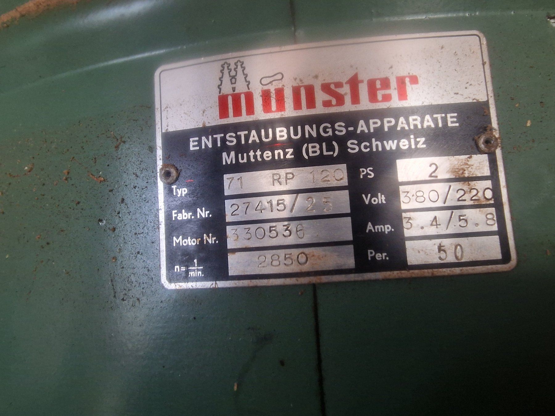 Tutte le macchine: Absaugungsanlage – Usato da Maisprach venduto da Bio98 1