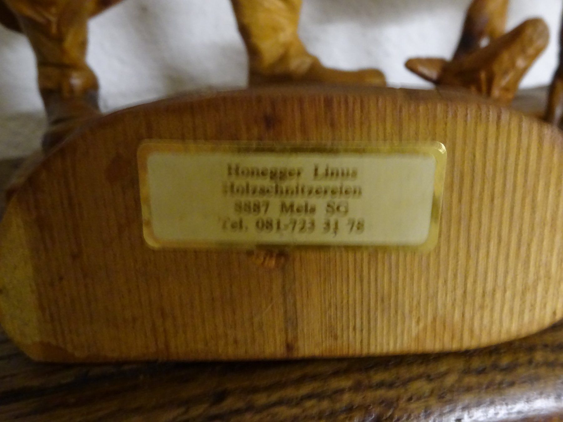 Statuette: Vintage Krippe Hirte mit Schafe / Linus Honegger / 33cm – Usato da Esslingen venduto da eintagammeer 7