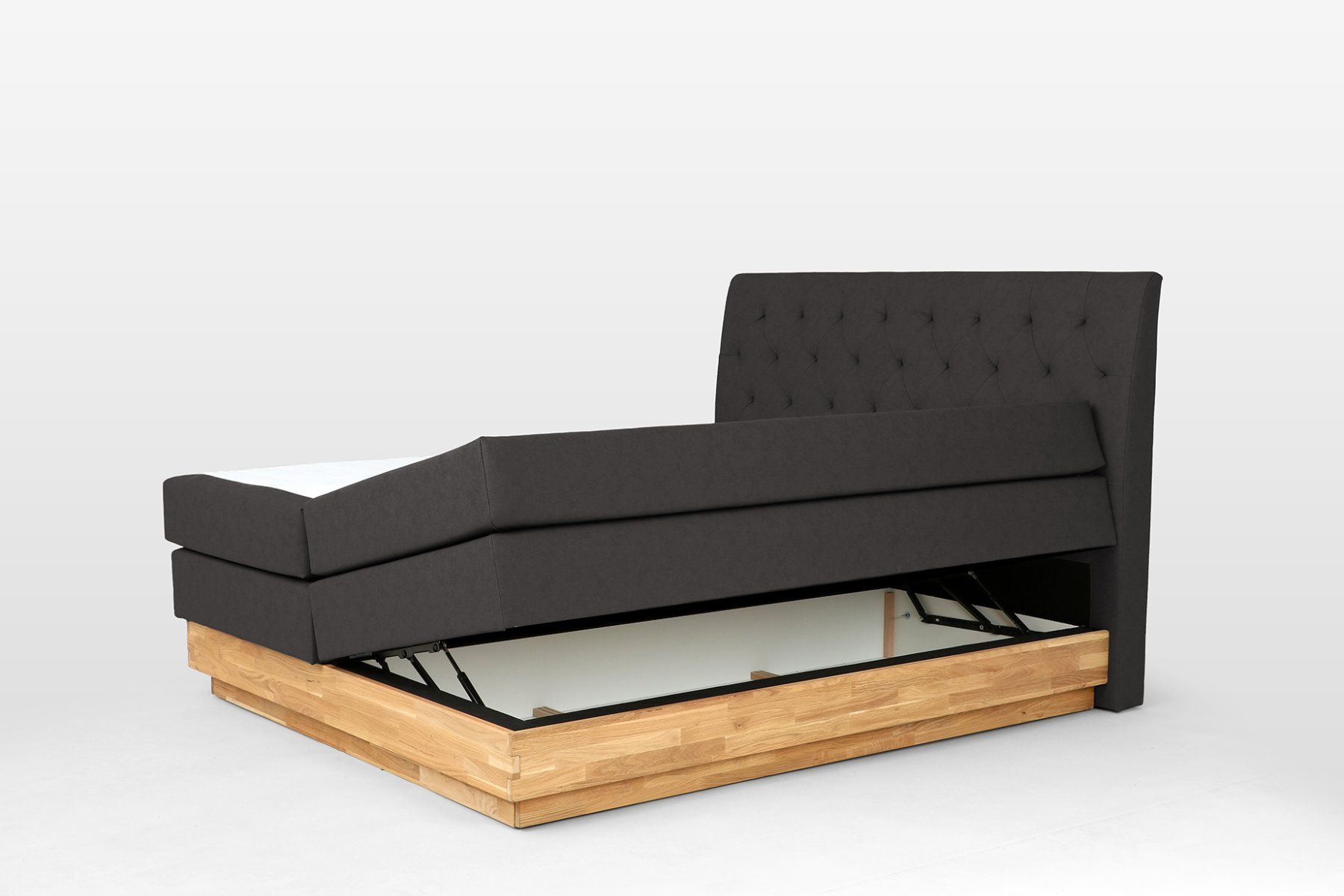 Letti: Boxspring Massiva 200x200cm mit Stauraum – Nuovo e nell'imballaggio originale da Kölliken venduto da Peter-Moebel 1