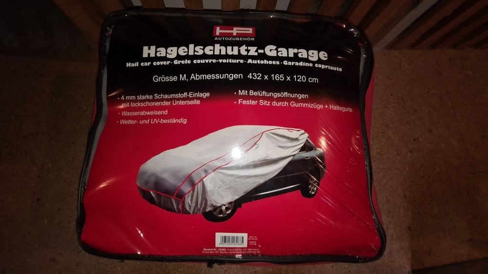 Hagelschutz-Garage Auto Grösse M