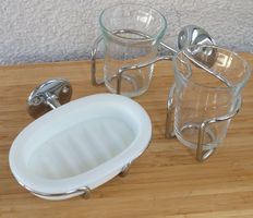 Top Zustand! Mid Century Bad Accessoires 50/60er Jahre