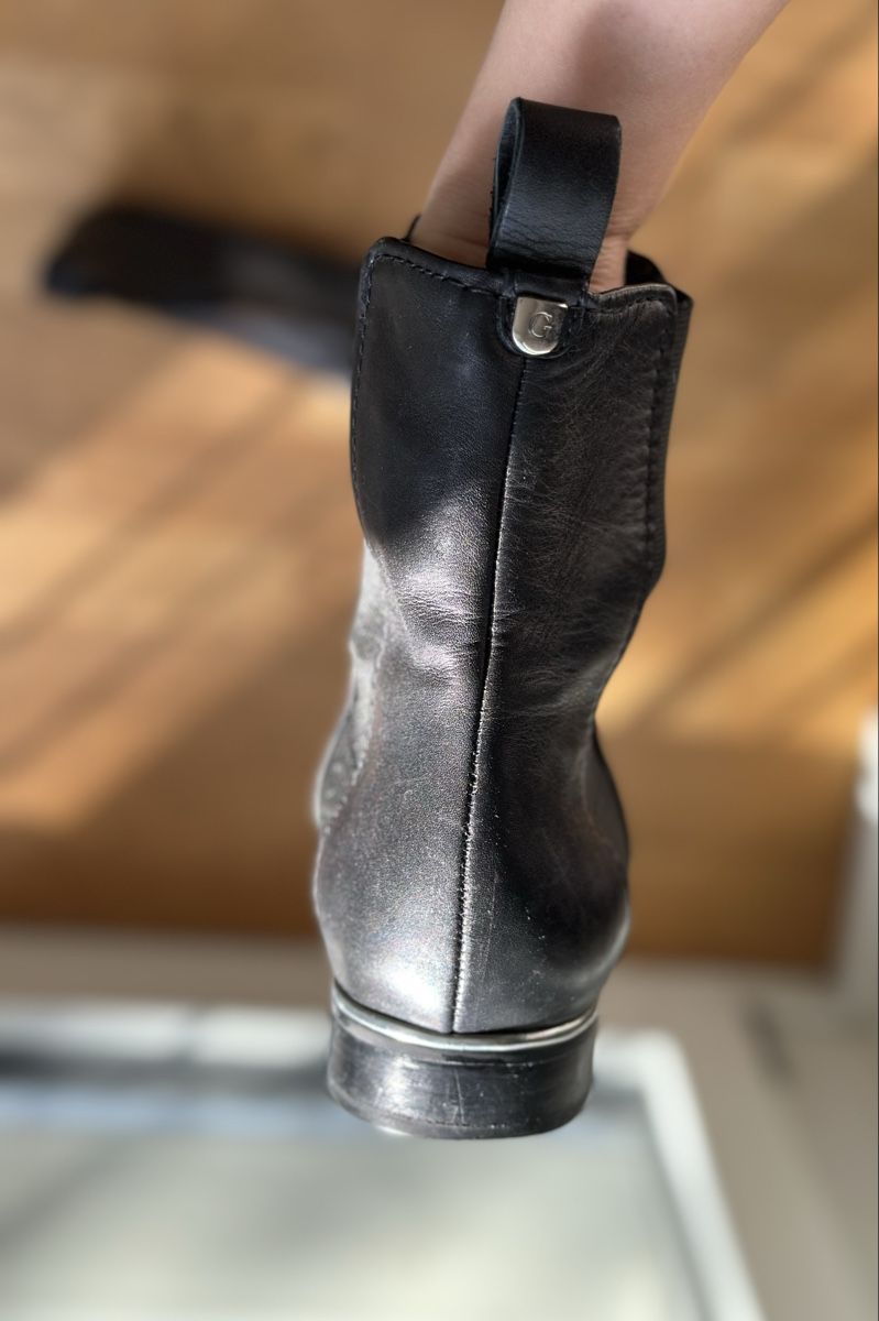 Guess Scarpe da donna: Guess Leder Stiefeletten Schwarz, Gr. 40 – Usato da Basel venduto da FatmaCan52 1