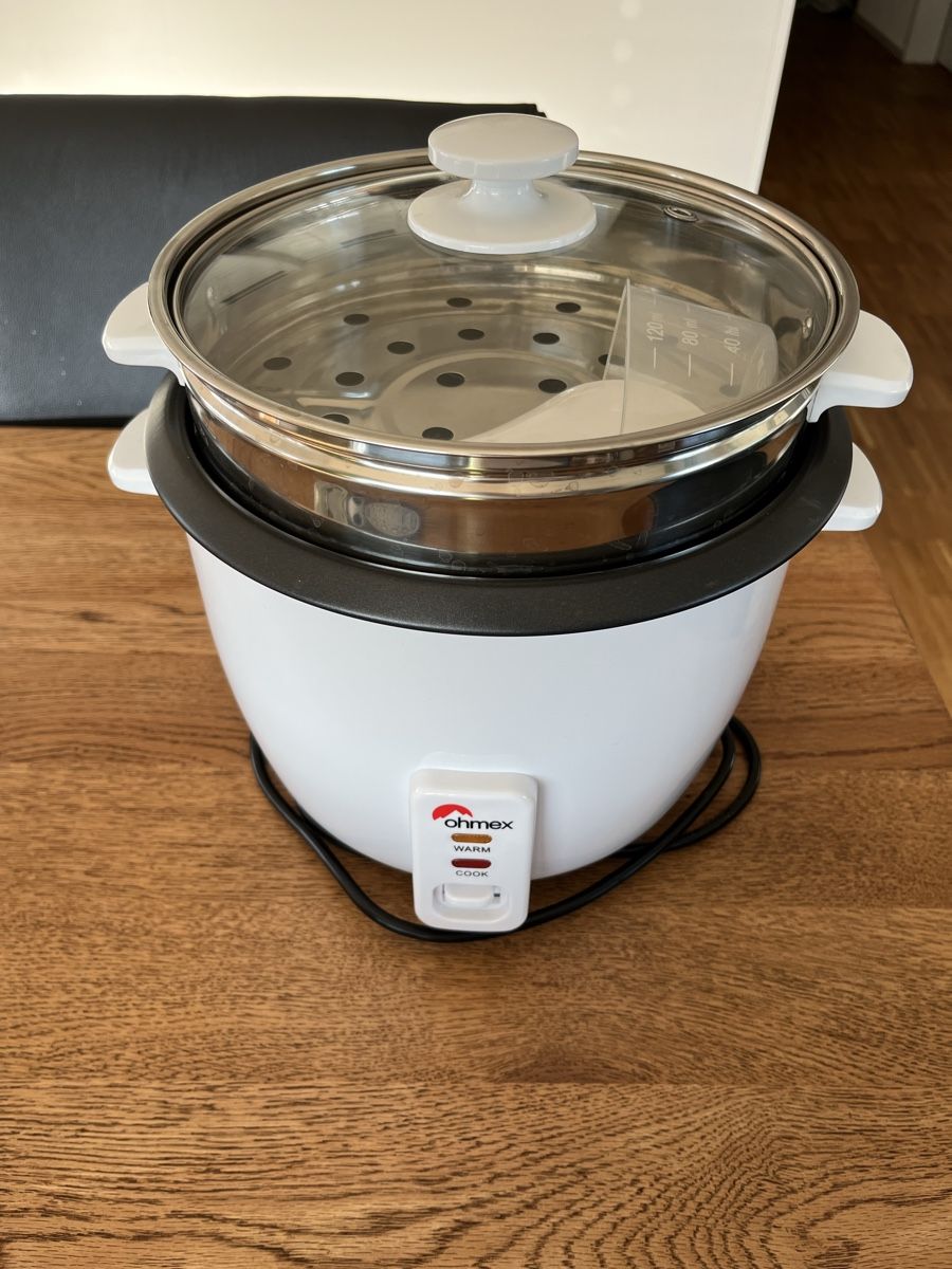 Ohmex Elettrodomestici da cucina: Ohmex Reiskocher mit Dämpfeinsatz – Nuovo (secondo la descrizione) da Malters venduto da CH_Lanfire