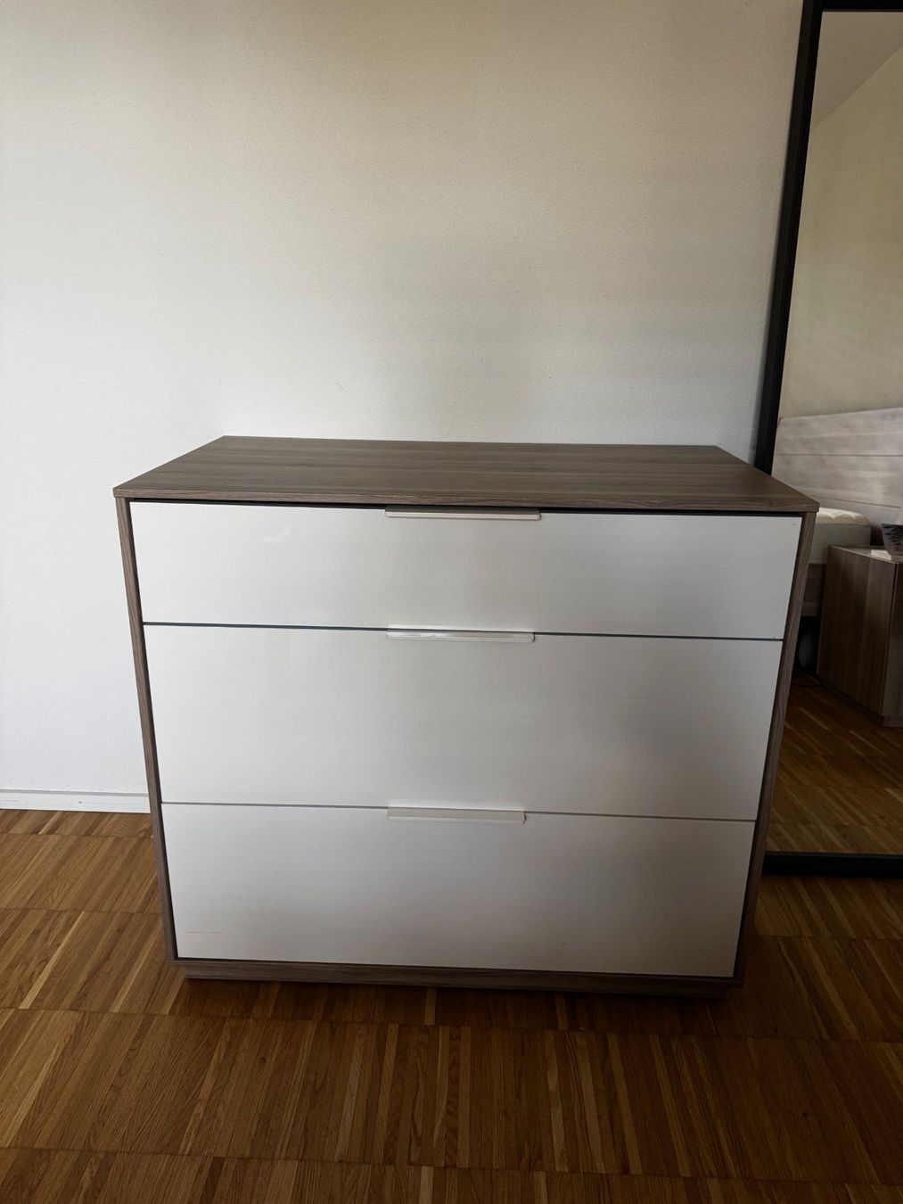 Ikea Letti: Komplettes Schlafzimmer-Bett, Lattenroste, Kommode – Usato da Neuenhof venduto da mas_tfk7 3