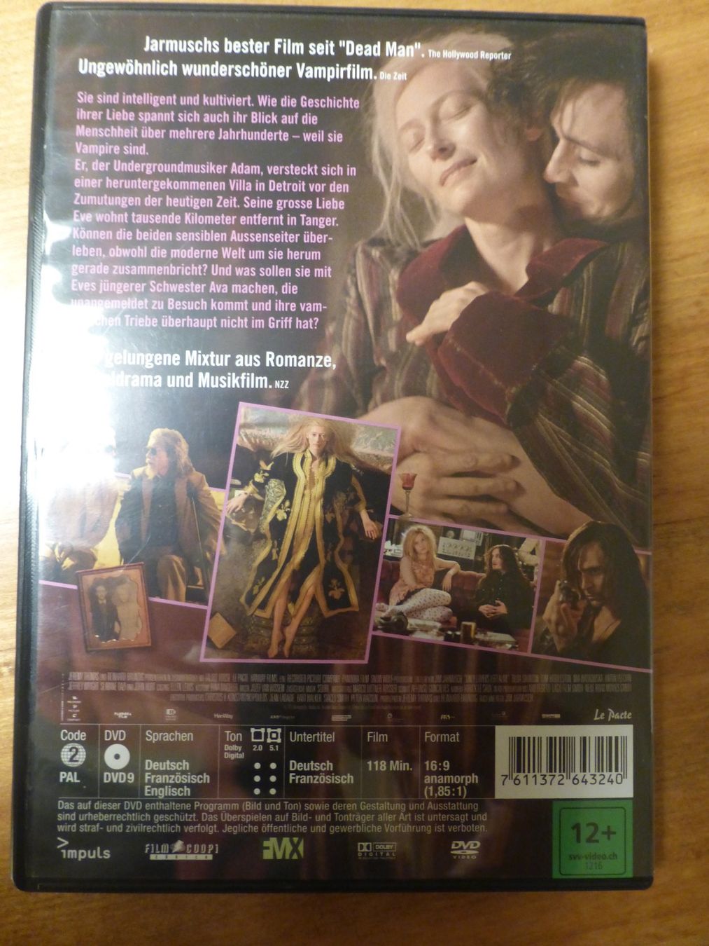 Tutti i DVDs: Only lovers left alive Jim Jarmush DVD – Usato da Zumikon venduto da psisound 1