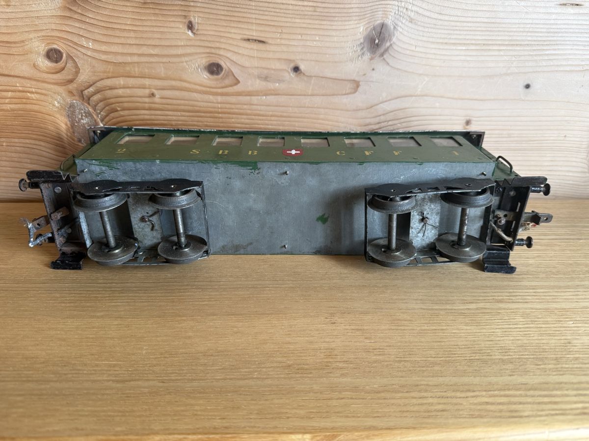 SBB/CFF/FFS Modellini di ferrovie: Eigenbau Spur 1 PW aus Sammlung Tele René – Usato da Amden venduto da vipernatter 7