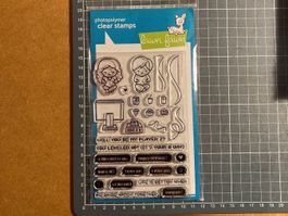 LawnFawn Clearstamps "Screen Time"