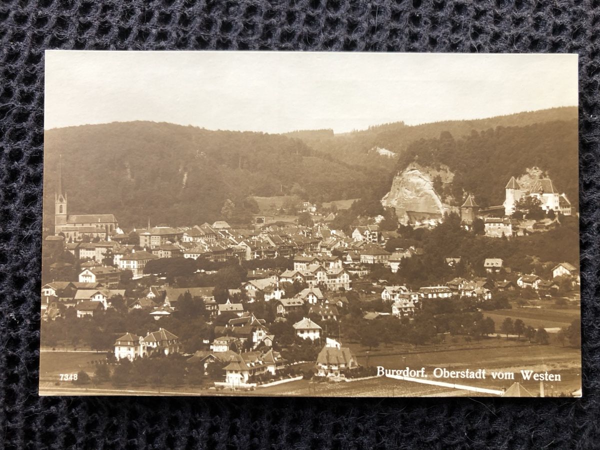 Cartoline postali: Ansichtskarte Burgdorf – Usato da Näfels venduto da fritzjk