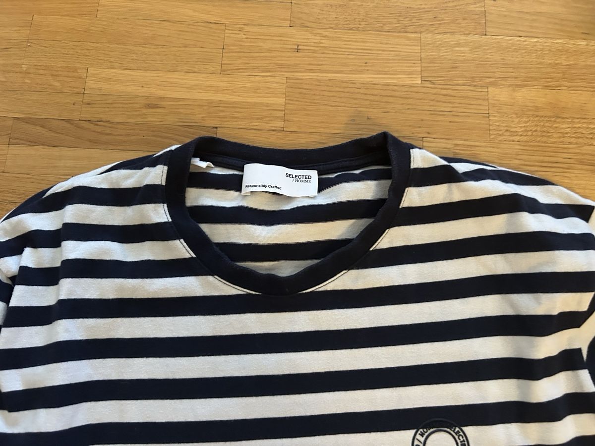 Selected Pulls & Sweat-shirts: Selected, pull marin, coton taille L – D'occasion à Lausanne par lavirgule 1