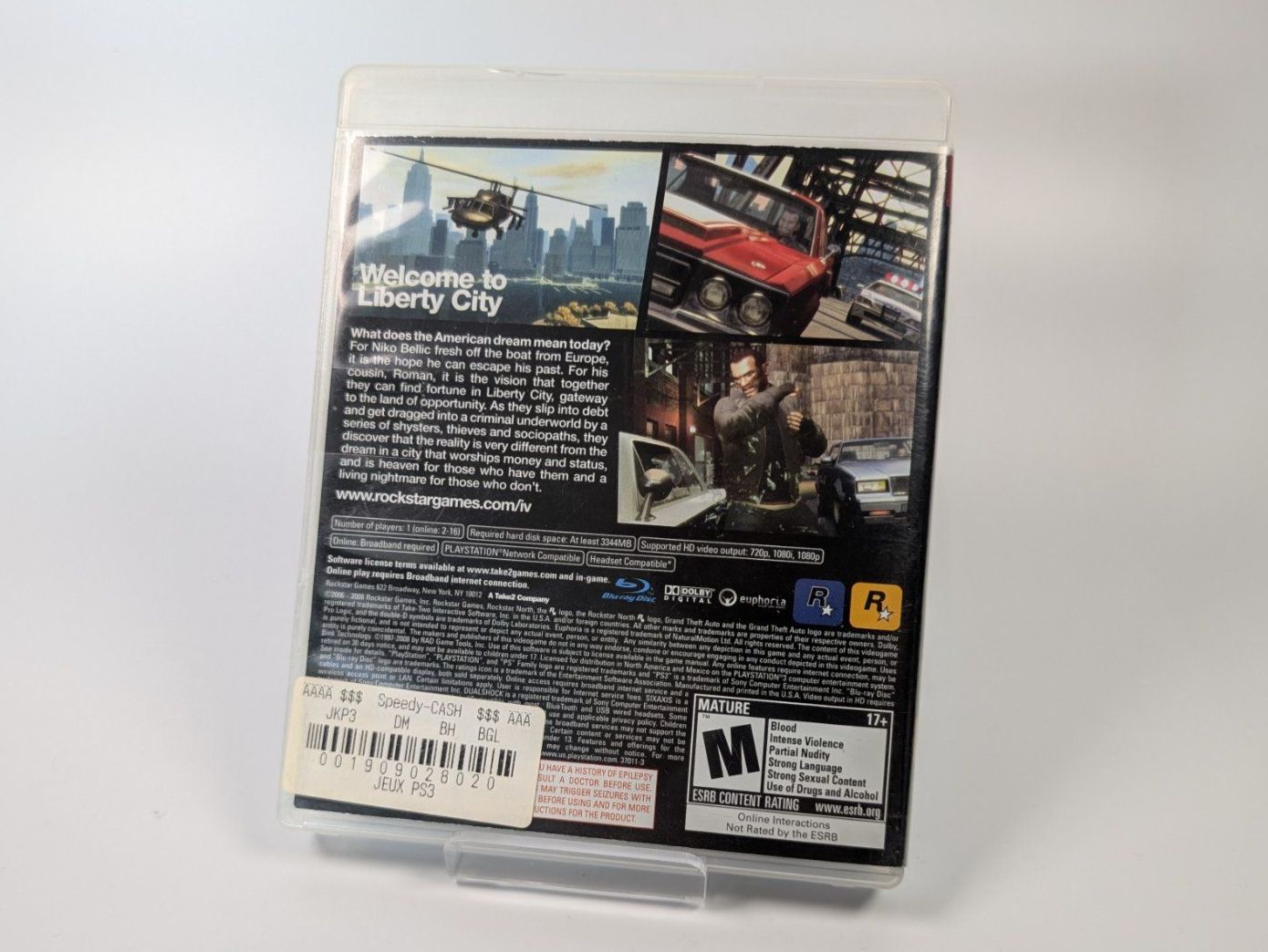 Sony Giochi: Grand Theft Auto IV - PS3  - Playstation 3 – Usato da Ostermundigen venduto da TradeLab 1