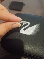 Swarovski Ring mit Kristallen silberfarben 