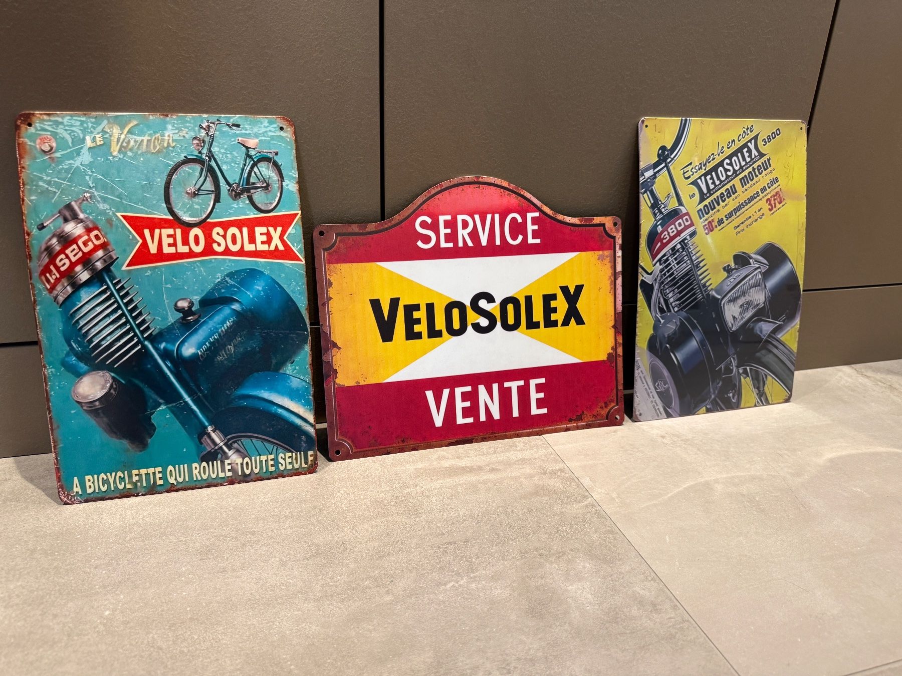 Solex Schilder: Ab 1.- CH /%% Velo SOLEX Design Vintage Tafel NEU ! SCHILD! – Neu und originalverpackt aus Seon von Aaargauer01