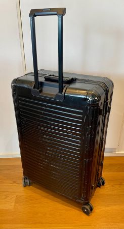 Aluminium Koffer Travelite NEXT 77cm L schwarz