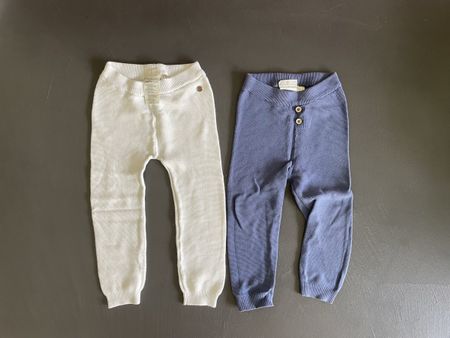 Warme Baumwollhosen in Gr 86/92