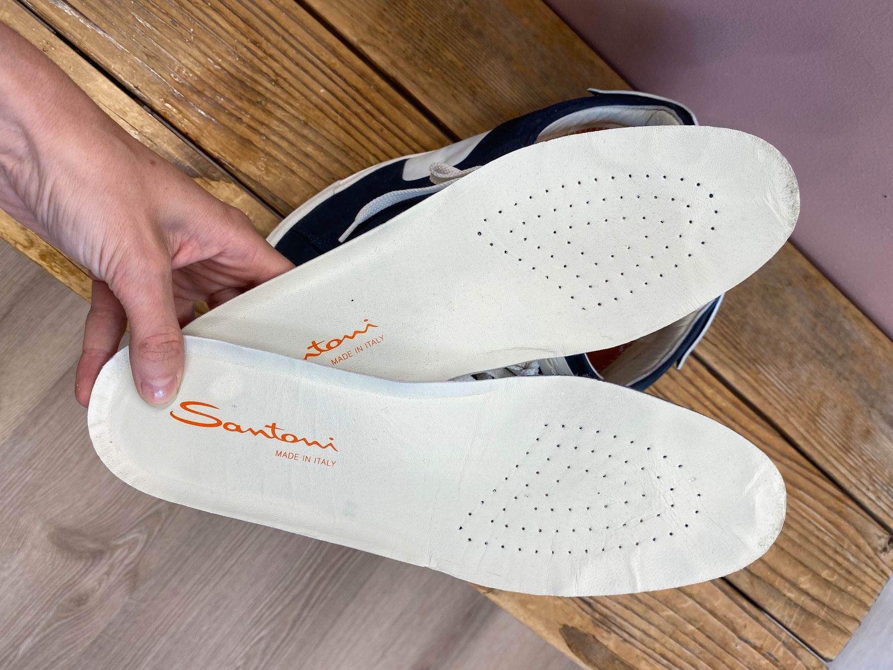 Santoni Herrenschuhe: Santoni Sneakers Gr.42 – Gebraucht aus Steffisburg von kla_65qs 5