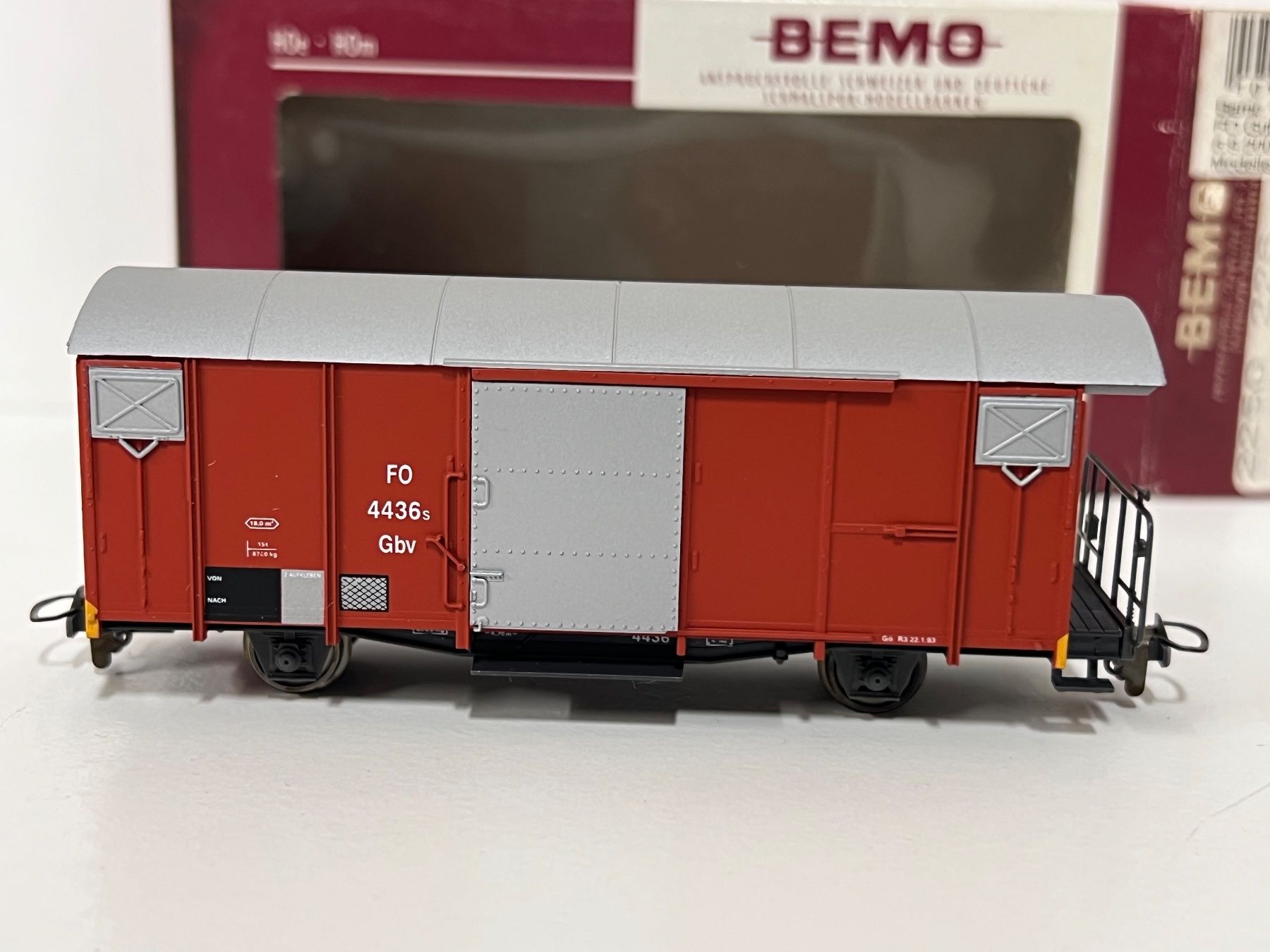 Bemo Modellini di ferrovie: Bemo 2250 225 FO Gbv 4436 H0m – Nuovo (secondo la descrizione) da Neuenhof venduto da ludovicco 1