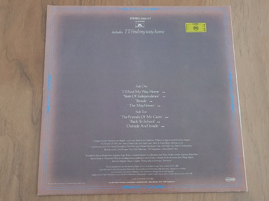 Vinyles: LP  Jon and Vangelis – D'occasion à Martigny par MZ-67 1