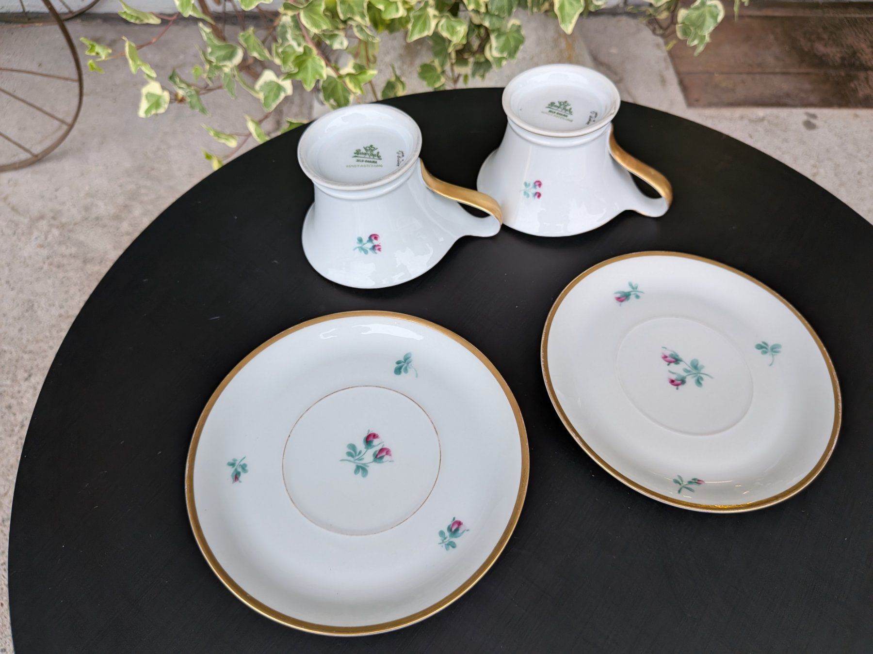Tassen: 2 Rosenthal Tee - oder Kaffeetassen mit Unterteller – Gebraucht aus Emmen von Brockofsky 3