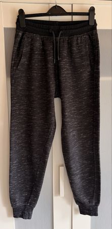 H&M Jogginghose meliert schwarz, Grösse 170, guter Zustand!