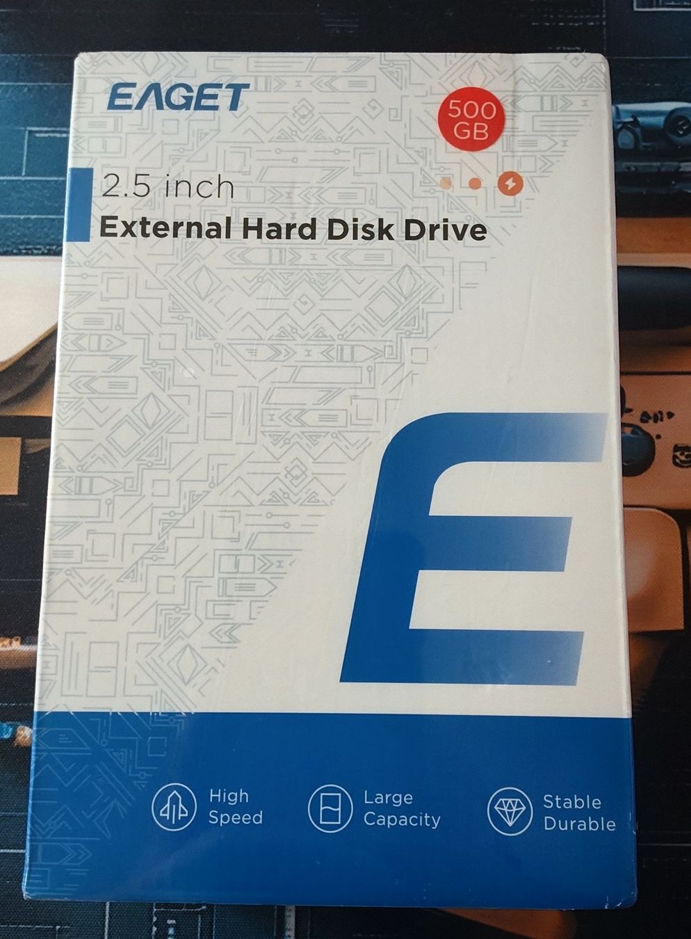Harddisks: Externe Festplatte | 500GB | 2,5" | Eaget – Neu und originalverpackt aus Ennetmoos von Faders