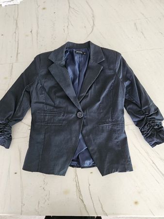 Schicker Damenblazer von Pronto, Grösse XL,Gr. 42, Dunkelbla