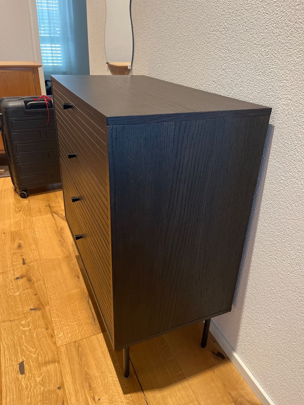Cassettiere: Kommode dunkles Holz mit 4 Schubladen – Usato da Würenlingen venduto da serenapetraccaro 2