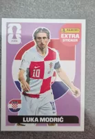 Panini FIFA Sticker Luka Modric Extra Sticker violet