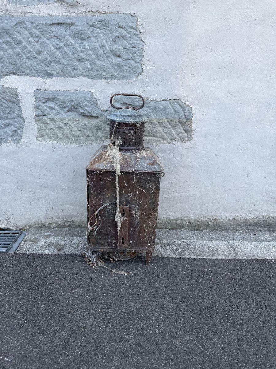 Lampes: Alte Laterne mit Kerzenleuchte – D'occasion à Triboltingen par brunofelber 3