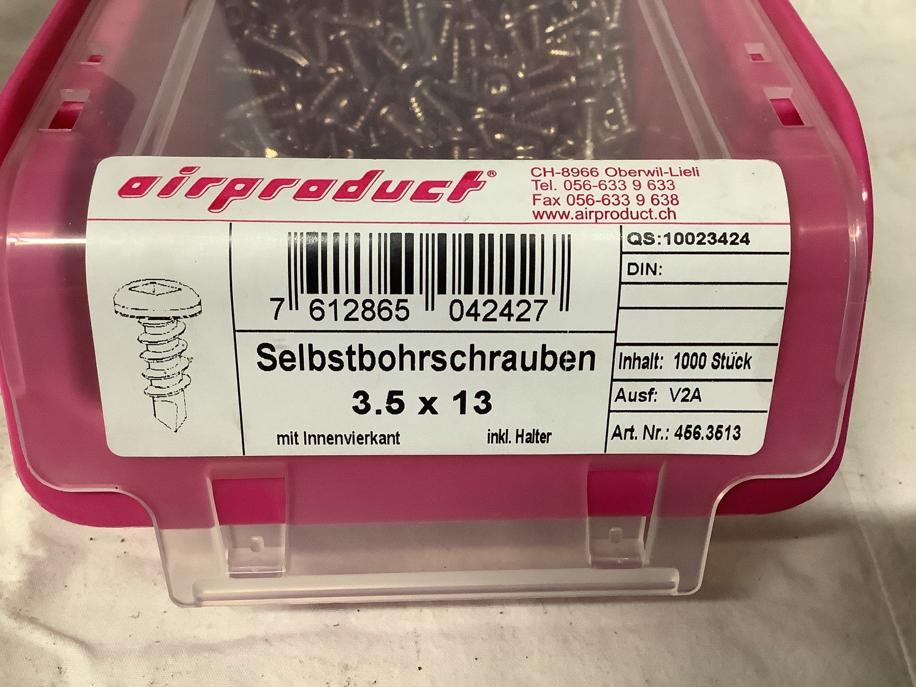 Ferramenta: SELBSTBOHRSCHRAUBEN CrSt. 3.5x13 mm – Nuovo e nell'imballaggio originale da Glarus venduto da Mdelphi 4