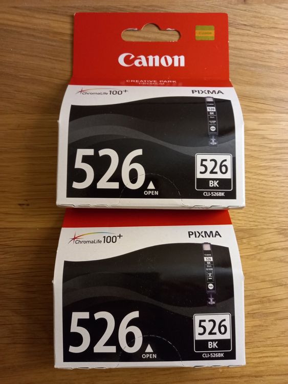 Cartouche D'Encre Canon Pixma 526 Jaune D'Origine - Neuf Sous Emballage - Compatible Modèles Canon