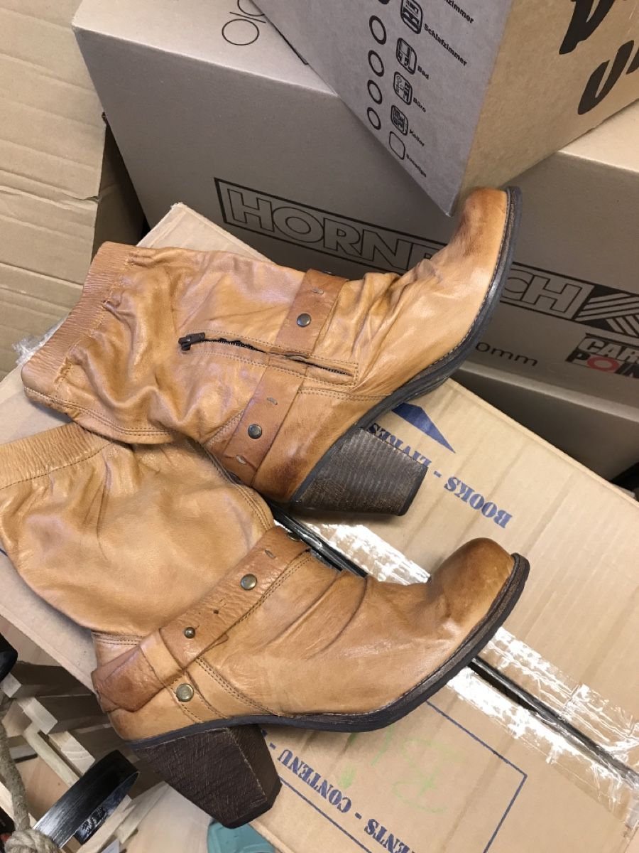 Damenschuhe: Lederstiefel von MARUTI, Gr.37,braun – Gebraucht aus Meilen von delta-da-spica 1