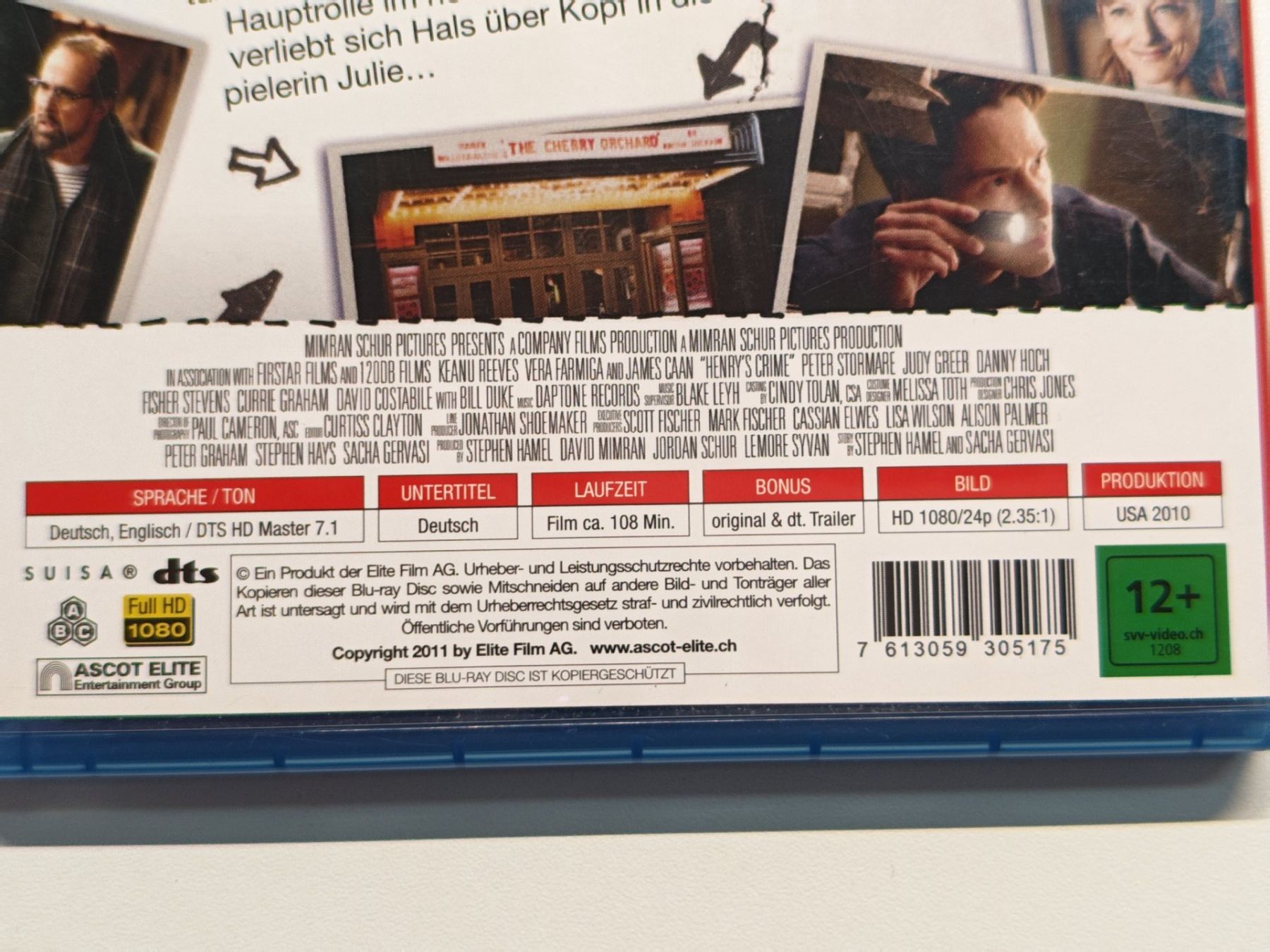 Tutti i DVDs: Henry's Crime – Usato da Liestal venduto da Kratzilla 3