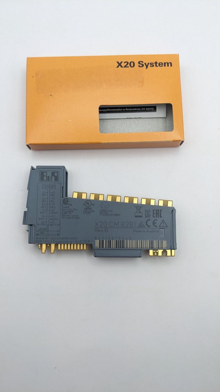 Componenti elettronici: B&R X20CM8281 Rev. I0 – Usato da Bad Ragaz venduto da MR_BR