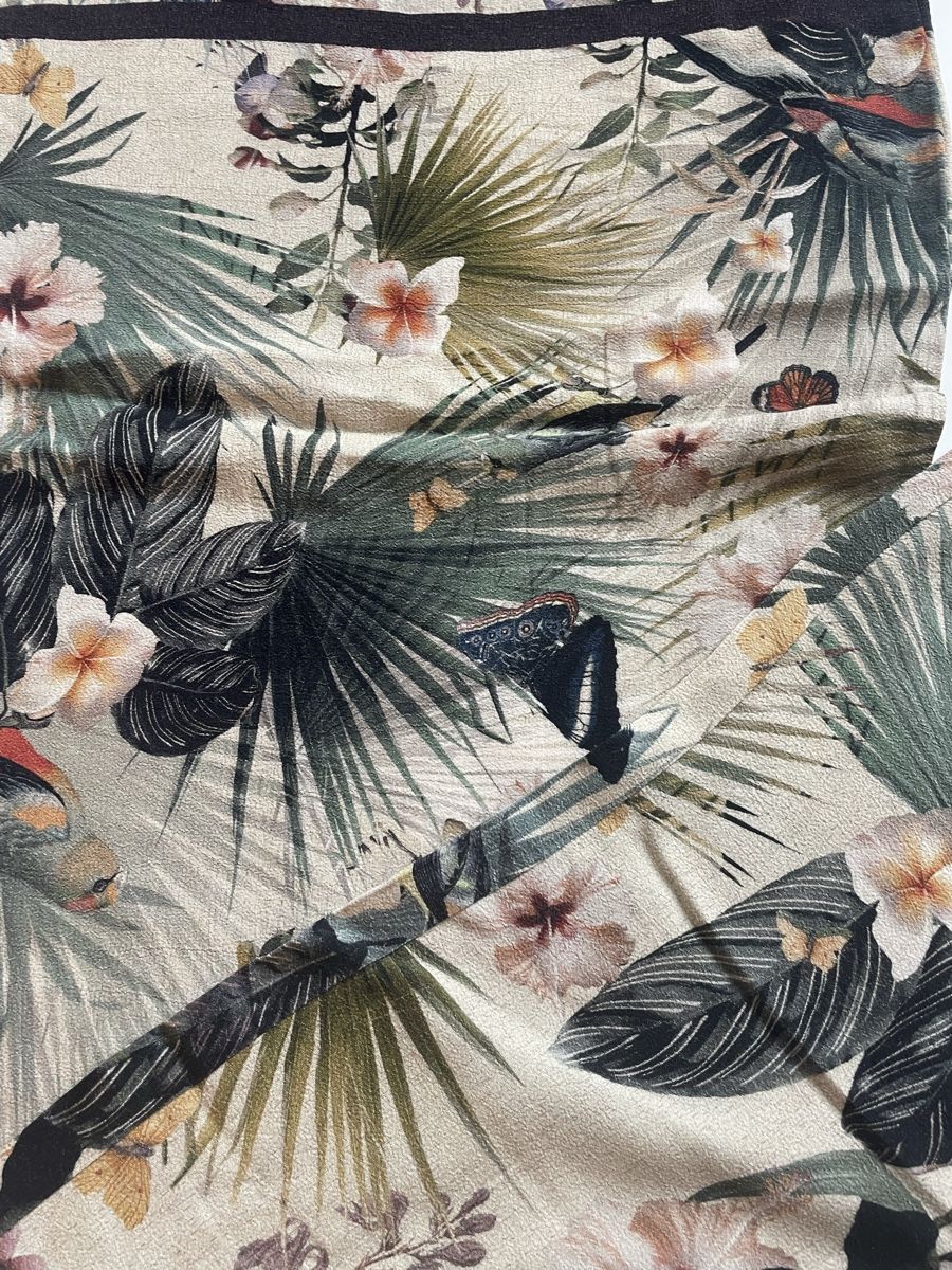 H&M Pantaloni: H&M weite Hose Dschungelprint, Gr. M – Nuovo (secondo la descrizione) da Gockhausen venduto da AnneT07 5