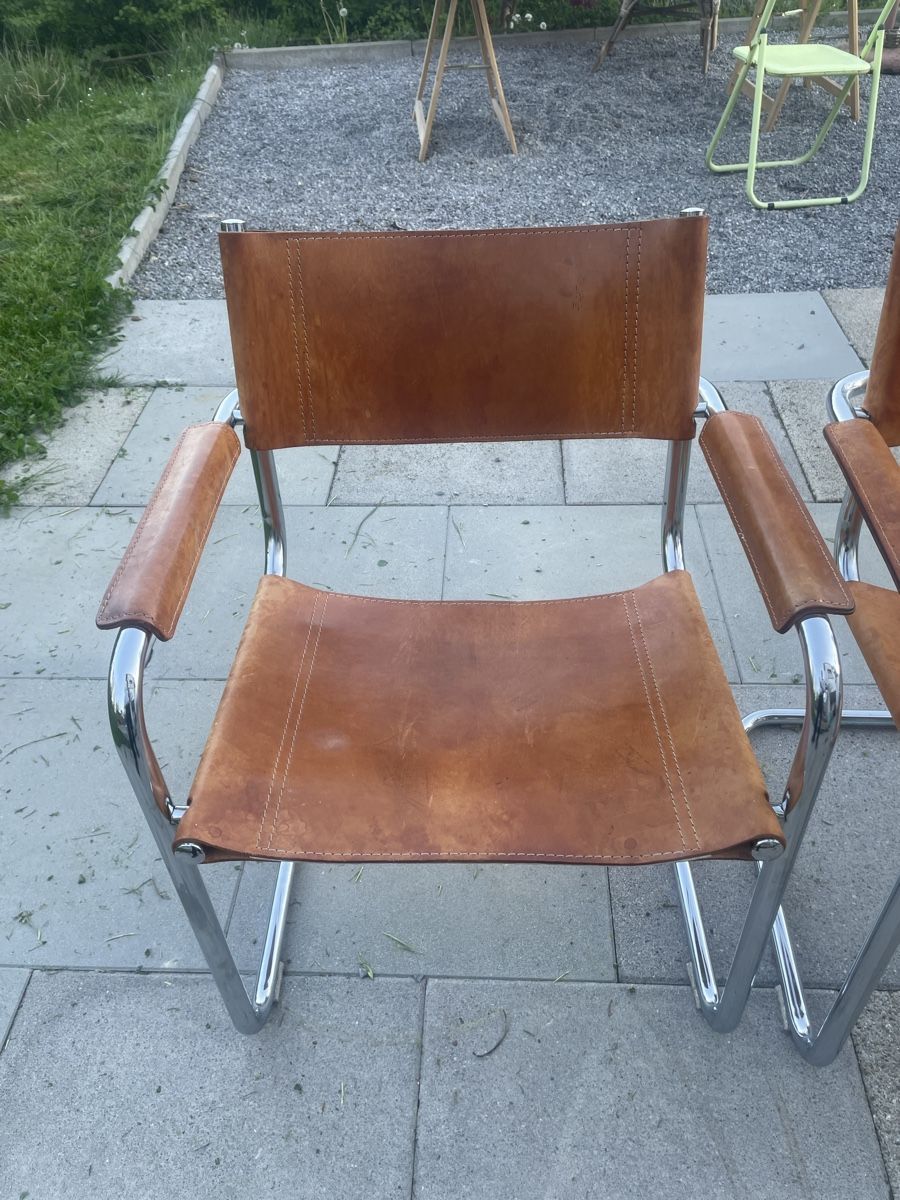 Sessel: 3 Leder Freischwinger – Gebraucht aus Hombrechtikon von leo_r5wr 2