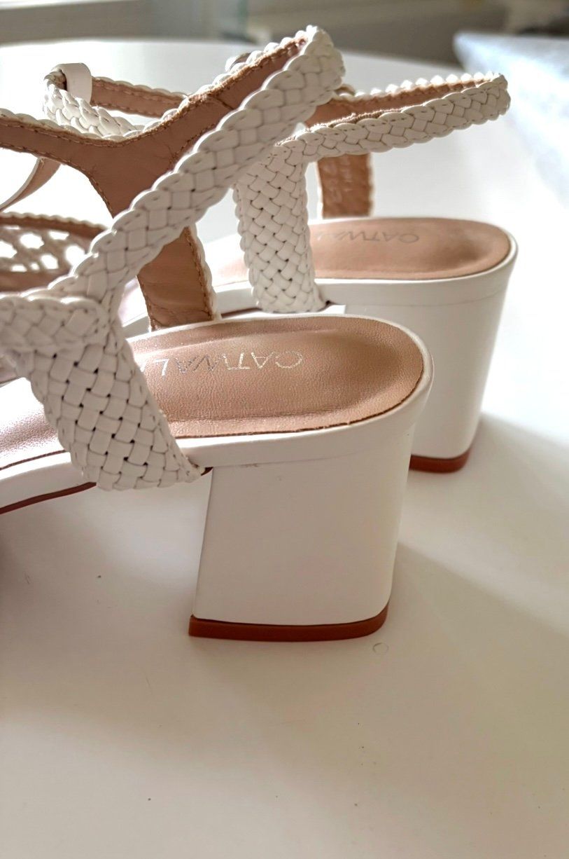Scarpe da donna: Sandalen Slingbacks weiss NEU – Nuovo (secondo la descrizione) da Etoy venduto da Diadefin 2