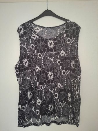 Shirt mit Blumenmuster, Grosse Grössen