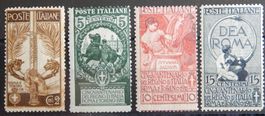Italien Kat. 100-103 * 1911 Kat. 65 Euro