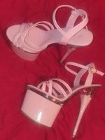 Plateau heek, High Heels Pink, sexy Schuhe, 👠, lila shoes