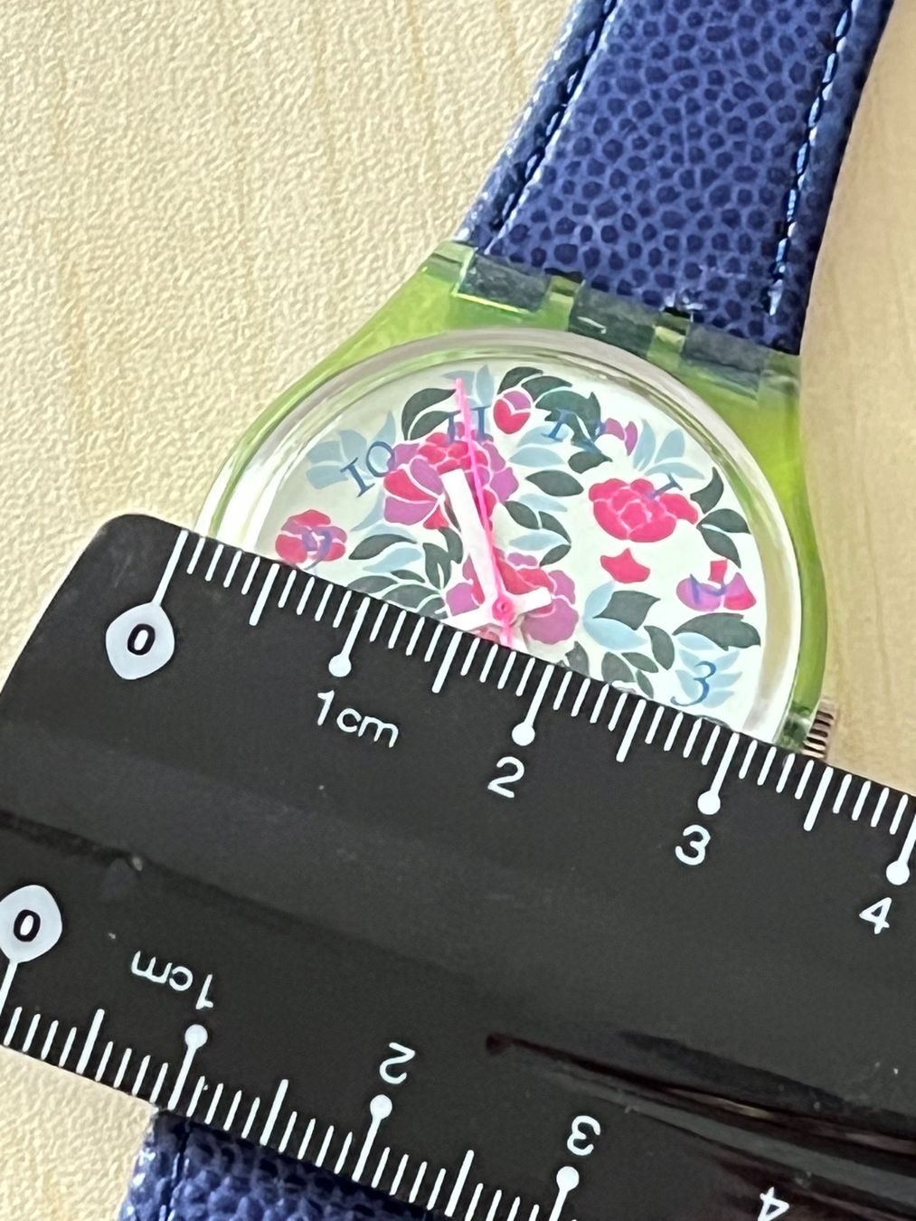 Swatch Orologi: Swatch Damenuhr Blumenmuster, Vintage – Usato da Grenchen venduto da chththl 3