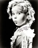 Shirley Temple Autogramm ORIGINAL 20x25 cm PORTOFREI 2 x COA