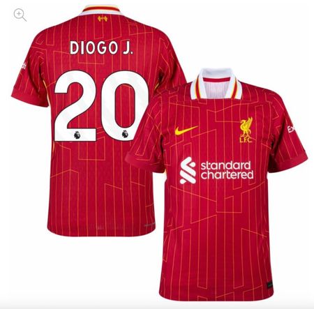 Nike Liverpool Home Supporter Trikot 24-25 DIOGO J. 21 Gr. L