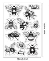 Neues Set  Motivstempel  Bienen 11x16 cm