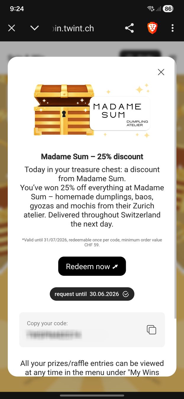 Buoni: MadameSum 25% Rabatt/Discount/Solde – Nuovo e nell'imballaggio originale da Niedergesteln venduto da smo_n6gs
